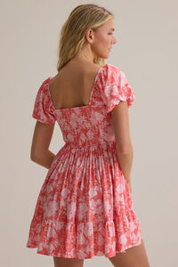 Collie Puff Sleeve Mini Dress Detail 6 - Altar'd State
