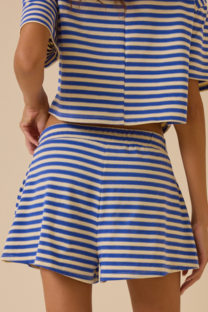 Nyra Stripe Relaxed Short - Altar'd State