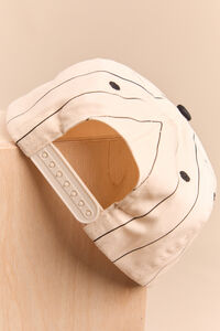 Baseball Striped Trucker Hat Detail 3 - Altar'd State