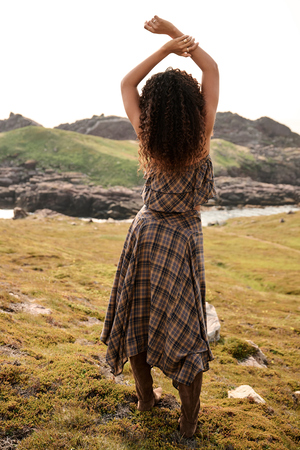 Camden Plaid Tube Top - Altar'd State - 