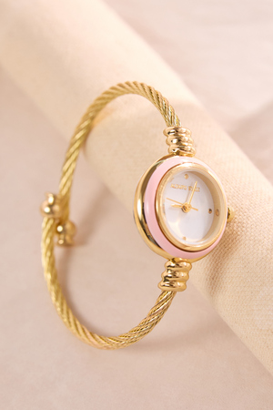 Cuff Enamel Round Watch - Altar'd State - 