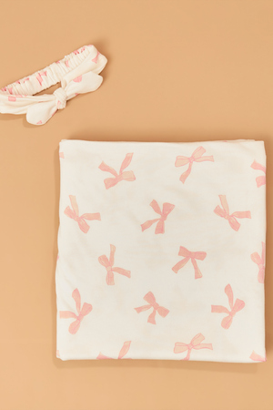 Pretty Bows Swaddle Set - Altar'd State - 