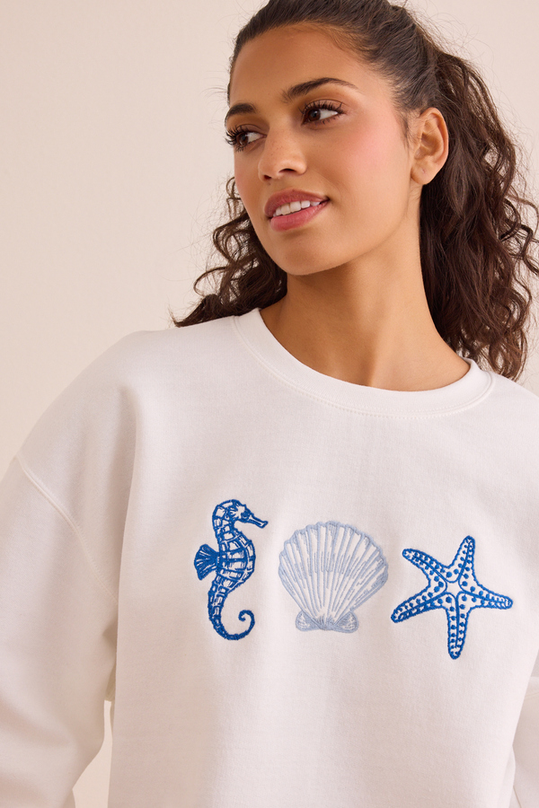 Coastal Treasures Pullover Detail 2 - Altar'd State