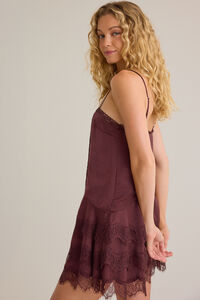 Shalom Satin Mini Dress Detail 4 - Altar'd State