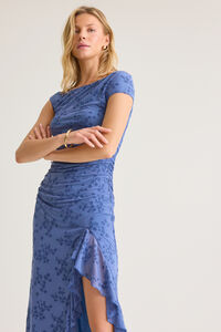 Vicky Mesh Maxi Dress Detail 3 - Altar'd State