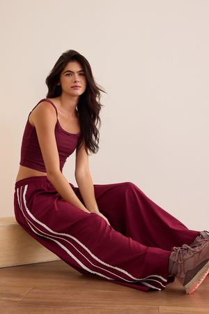 Relay Lace Stripe Pant - Altar'd State - 