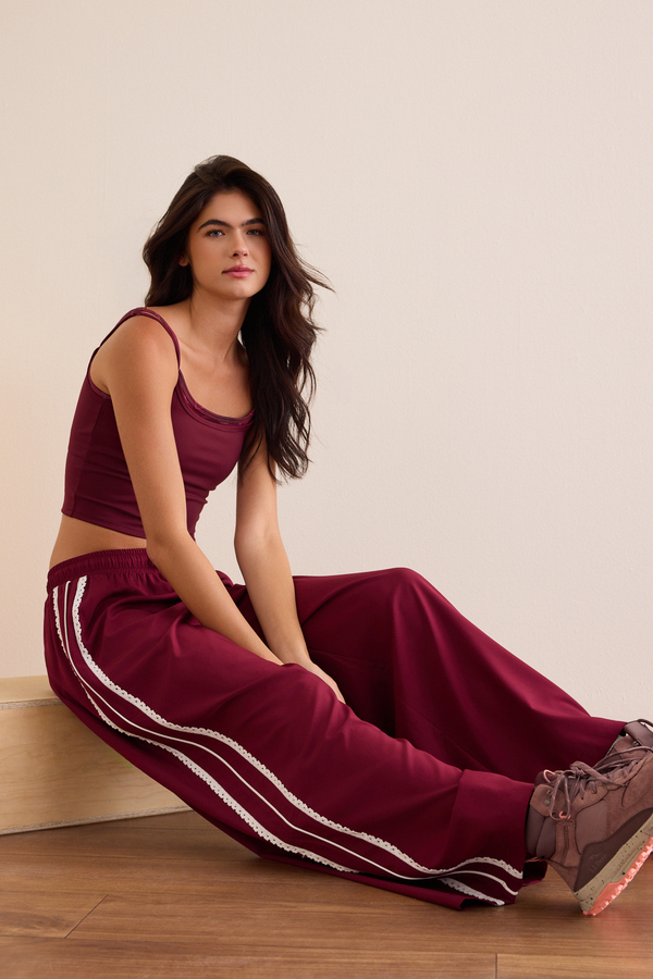 Relay Lace Stripe Pant - Altar'd State