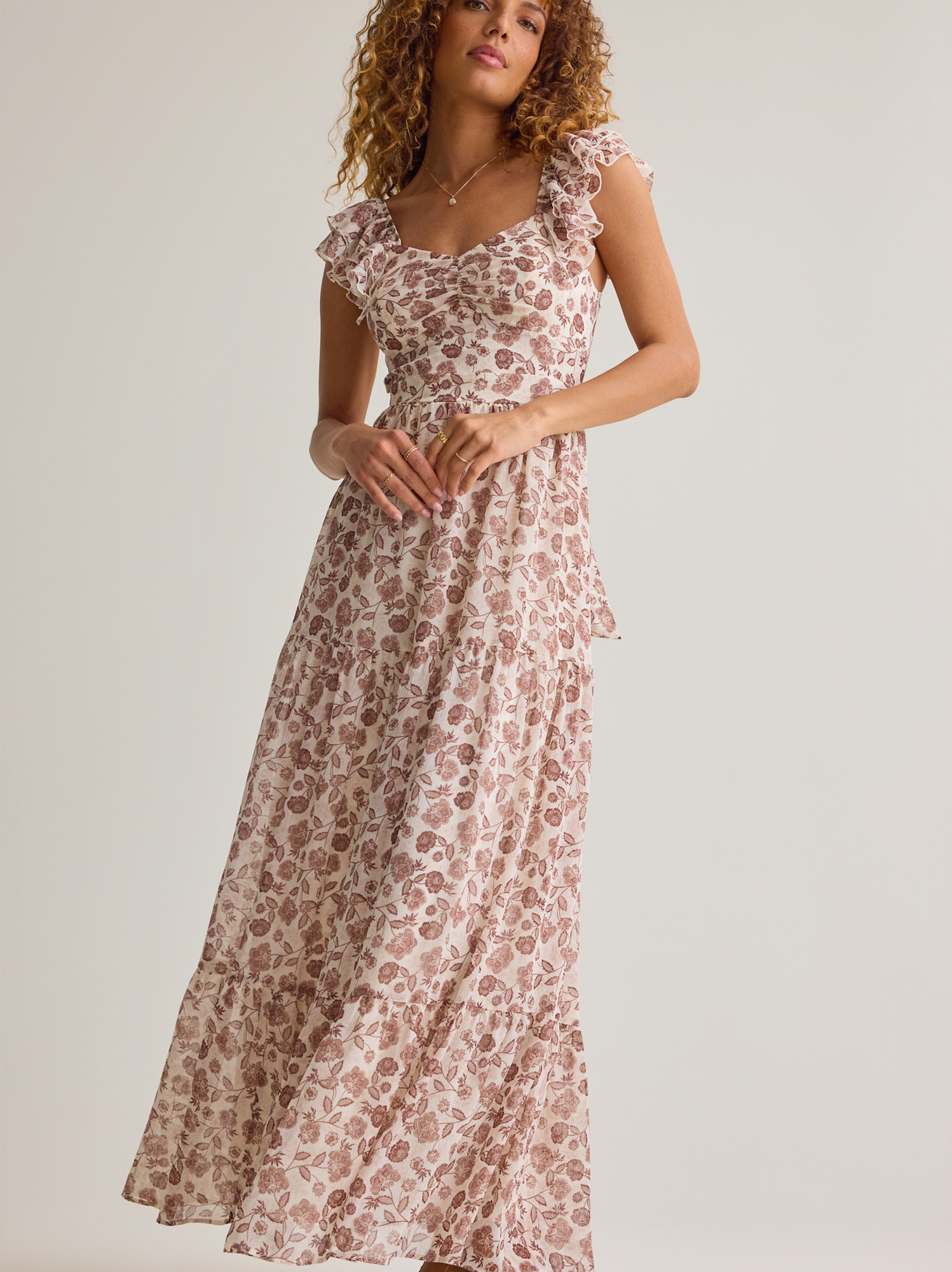 julie brown maxi dress Julie Brown Davie Pink Ombr Maxi Dress S