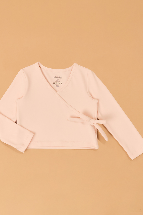 Aurora Ballet Wrap Top Detail 3 - Altar'd State