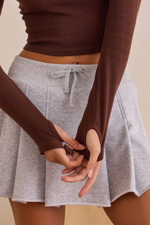 Move Freely Ribbed Long Sleeve Top - Altar'd State - 