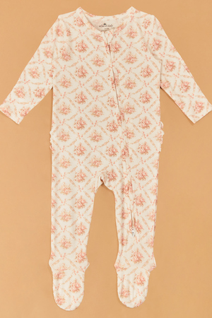 Rosie Bow Ruffle Footie - Altar'd State - 