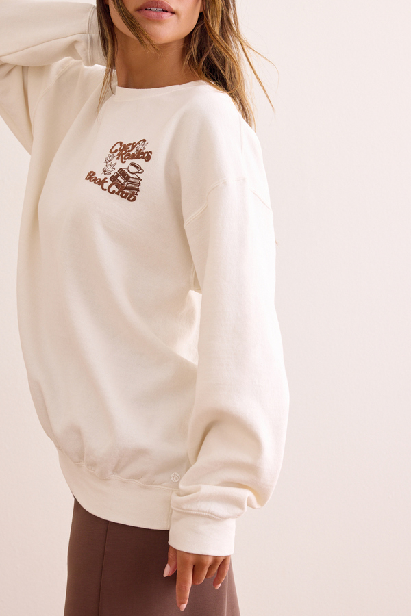 Cozy Readers Book Club Sweatshirt Detail 5 - Altar'd State