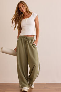 Relay Lace Stripe Pant Detail 3 - Altar'd State