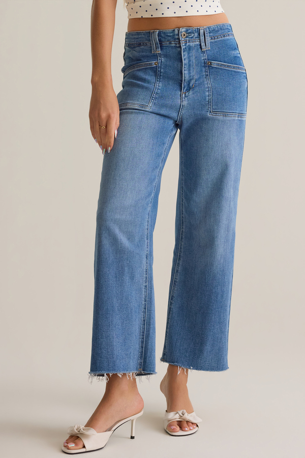 Levvy Cropped Jeans Detail 3 - Altar'd State