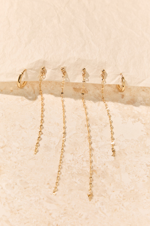 Golden Glow Hoop Set - Altar'd State - 