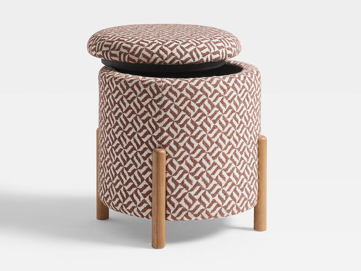 Millie Upholstered Storage Stool Detail 5 - Altar'd State