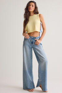 Charlie Side Tie Sweater Tank Detail 2 - Altar'd State
