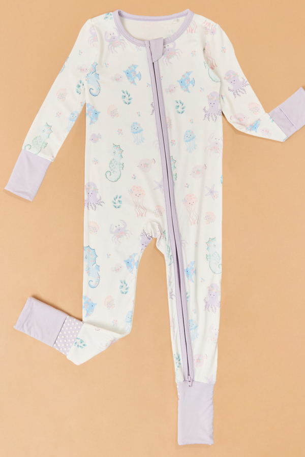 Floral Sea Creature Romper Detail 3 - Altar'd State