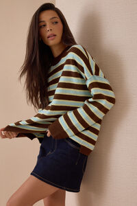 Crosby Striped Knit Sweater Detail 2 - Altar'd State