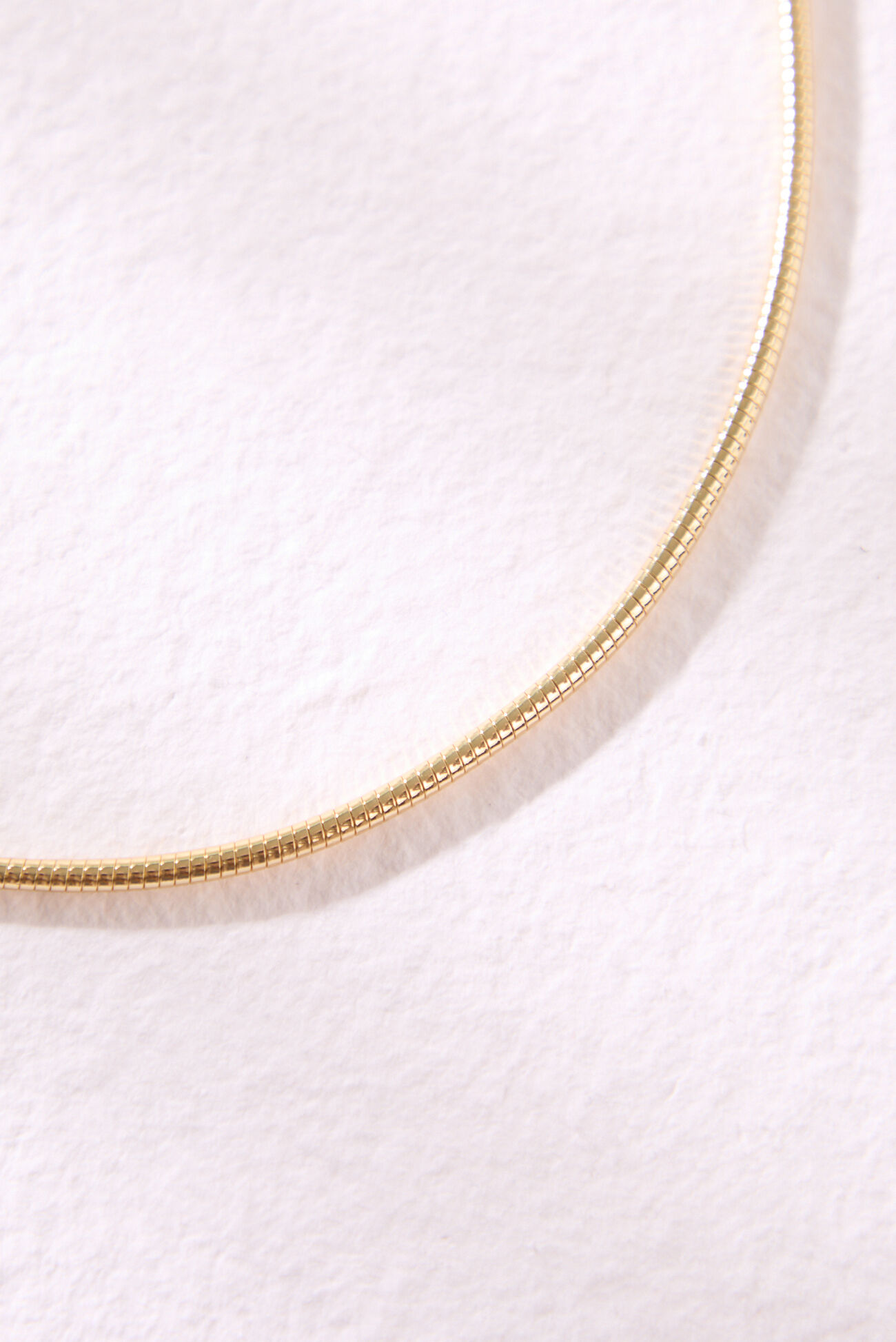 18k Grounded In Gold Necklace