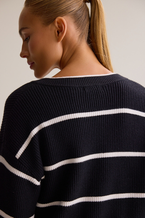 Sideline Stripe Pullover - Altar'd State - 