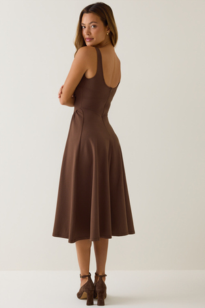 Annaliese Basque Waist Maxi Dress - Altar'd State - 