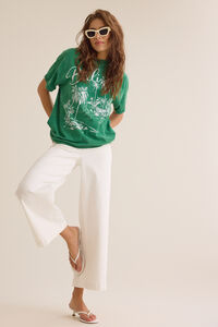 Bali Oversized Tee Detail 4 - Altar'd State