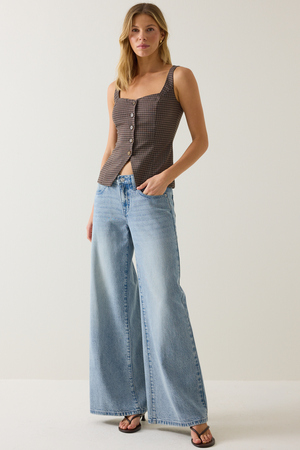 Blake Button Front Vest Top - Altar'd State - 