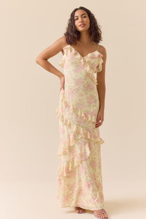 strapless open back dress Ria Zodiac T-Shirt in White Virgo main image 0