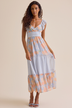 Briselle Floral Maxi Dress - Altar'd State - 