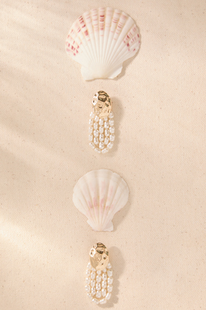 Emery Pearl Draped Earrings - Altar'd State