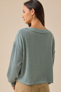 Layne Ribbed Top Detail 5 - Altar'd State