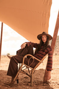 Bretta Multi Stripe Crop Sweater - Altar'd State