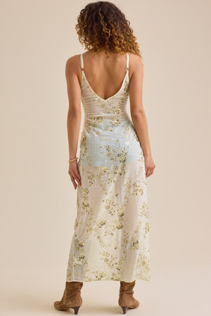Serena Embroidered Beaded Kimono - Altar'd State
