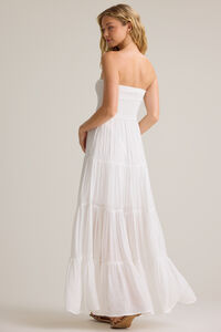 Jane Strapless Tiered Maxi Dress Detail 5 - Altar'd State