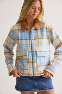 Sami Plaid Flannel Jacket - Altar'd State
