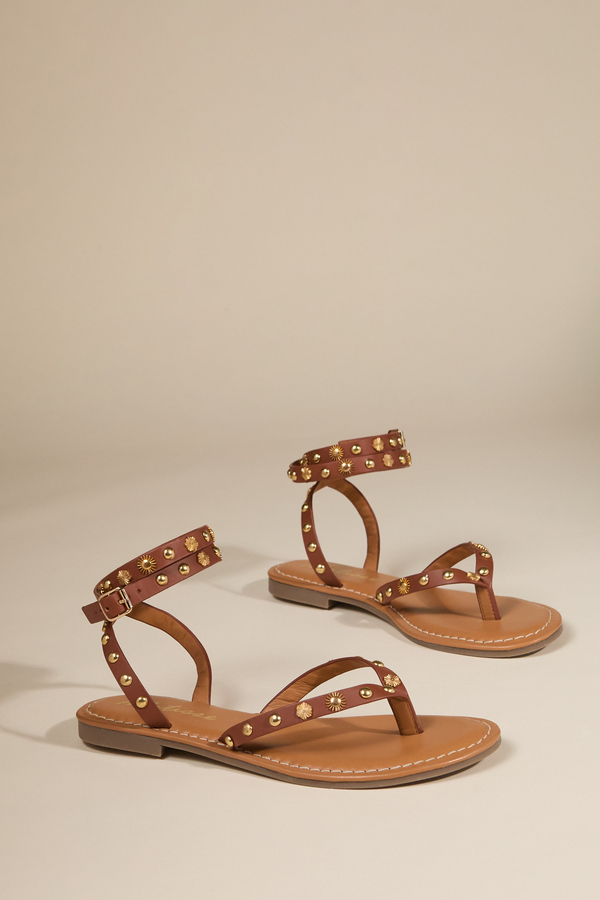 Athena Strappy Wrap Sandal Detail 3 - Altar'd State
