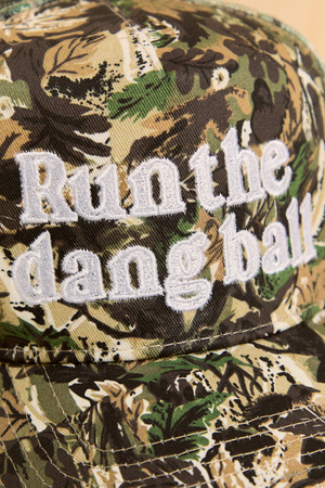 Run The Dang Ball Camo Hat - Altar'd State - 