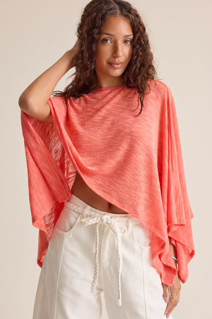 Peggy Poncho Top - Altar'd State - 