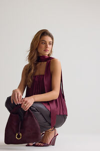 Ellery Halter Tie Blouse Detail 4 - Altar'd State