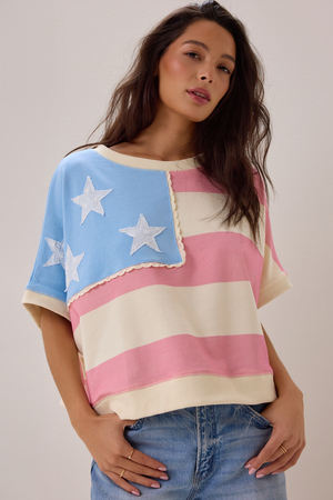 Stateside Short-Sleeve Pullover - Altar'd State - 