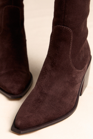 Antony Suede Block Heel Boot - Altar'd State - 