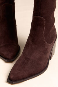 Antony Suede Block Heel Boot Detail 4 - Altar'd State