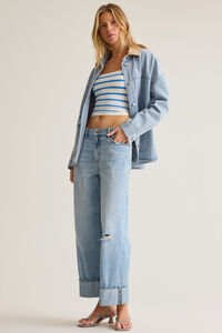 Leslie Stripe Top Detail 3 - Altar'd State
