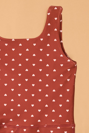 Hannah Heart Flare Jumpsuit - Altar'd State