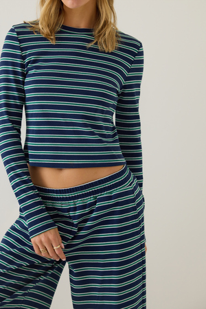 Santorini Striped Knit Top - Altar'd State - 