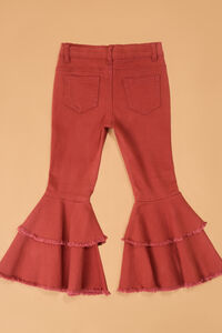 Morgan Tiered Ruffle Pants Detail 2 - Altar'd State
