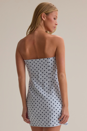 Taylia Polka Dot Mini Dress - Altar'd State - 