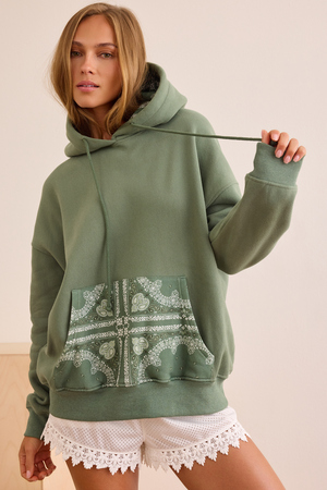 Trot Bandana Hoodie - Altar'd State - 