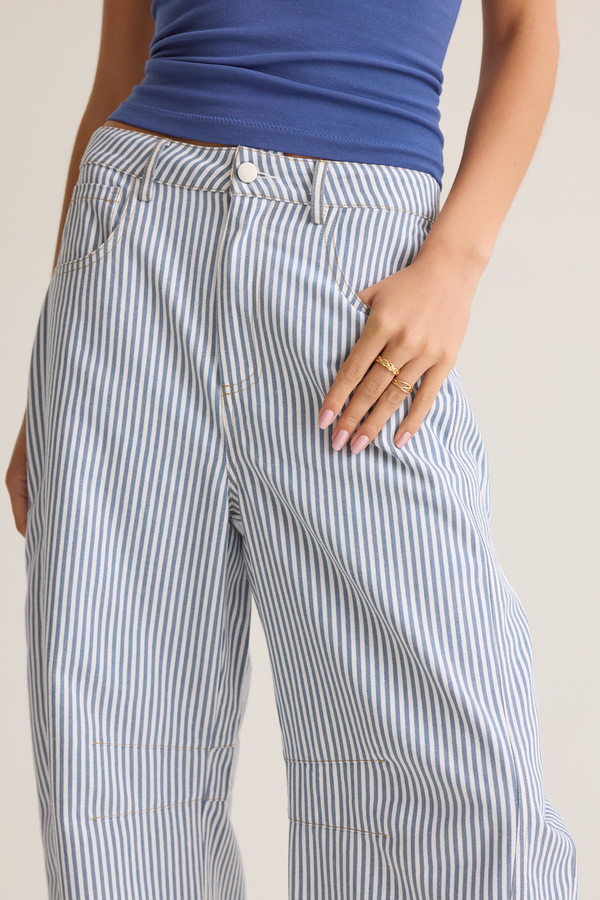 Caven High Rise Barrel Pants Detail 4 - Altar'd State